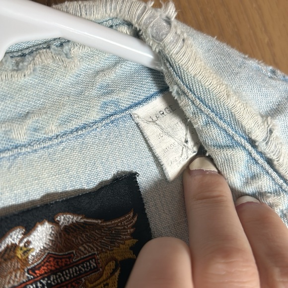 Harley Davidson Denim Button Up - Picture 6 of 11